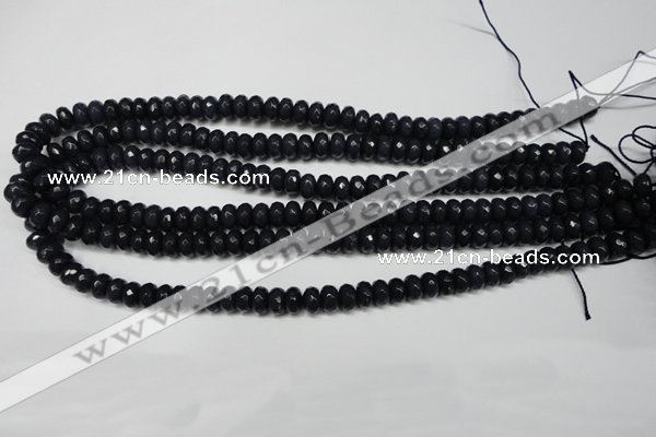 CCN2113 15.5 inches 5*8mm faceted rondelle candy jade beads