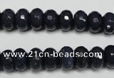 CCN2114 15.5 inches 6*10mm faceted rondelle candy jade beads