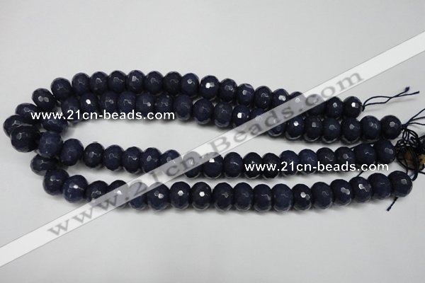 CCN2116 15.5 inches 10*14mm faceted rondelle candy jade beads