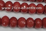 CCN2130 15.5 inches 12*16mm faceted rondelle candy jade beads