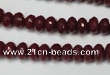 CCN2133 15.5 inches 5*8mm faceted rondelle candy jade beads