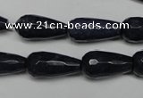 CCN2147 15.5 inches 10*20mm faceted teardrop candy jade beads