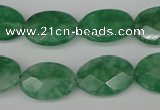 CCN2209 15.5 inches 13*18mm faceted oval candy jade beads