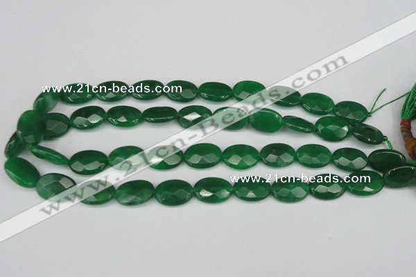 CCN2210 15.5 inches 13*18mm faceted oval candy jade beads