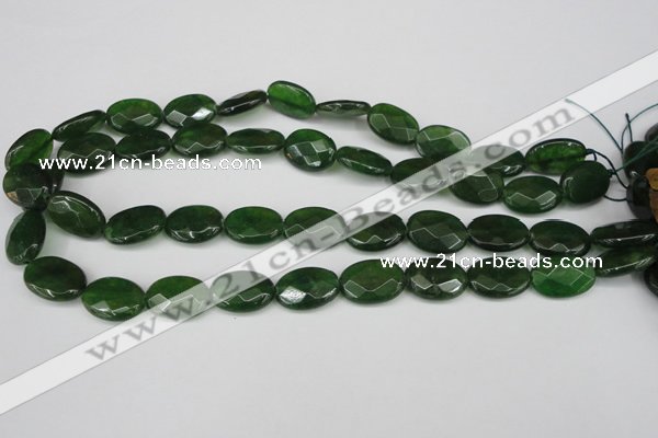 CCN2211 15.5 inches 13*18mm faceted oval candy jade beads