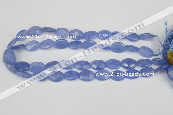 CCN2212 15.5 inches 13*18mm faceted oval candy jade beads