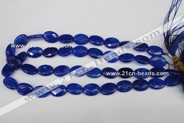 CCN2213 15.5 inches 13*18mm faceted oval candy jade beads