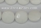 CCN2233 15.5 inches 16mm faceted coin candy jade beads wholesale