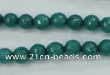 CCN2280 15.5 inches 8mm faceted round candy jade beads wholesale