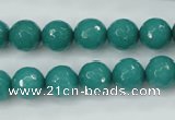 CCN2281 15.5 inches 10mm faceted round candy jade beads wholesale