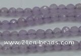 CCN2286 15.5 inches 4mm faceted round candy jade beads wholesale