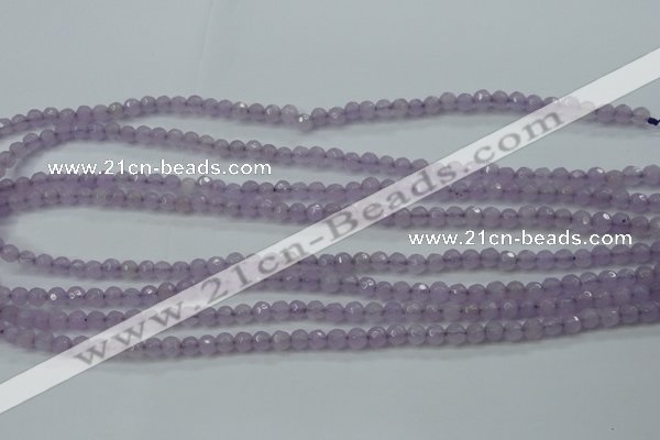 CCN2286 15.5 inches 4mm faceted round candy jade beads wholesale