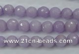 CCN2288 15.5 inches 8mm faceted round candy jade beads wholesale