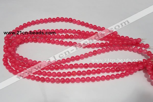 CCN23 15.5 inches 6mm round candy jade beads wholesale