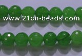 CCN2302 15.5 inches 12mm faceted round candy jade beads wholesale