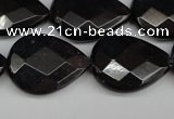 CCN2336 15.5 inches 18*25mm faceted flat teardrop candy jade beads