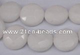 CCN240 15.5 inches 15mm faceted coin candy jade beads wholesale