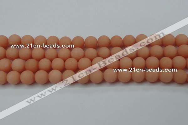 CCN2406 15.5 inches 4mm round matte candy jade beads wholesale