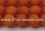 CCN2427 15.5 inches 6mm round matte candy jade beads wholesale