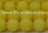 CCN2428 15.5 inches 6mm round matte candy jade beads wholesale