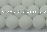 CCN2440 15.5 inches 8mm round matte candy jade beads wholesale