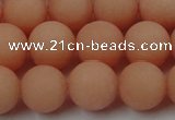 CCN2446 15.5 inches 8mm round matte candy jade beads wholesale