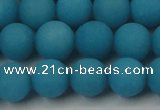 CCN2511 15.5 inches 14mm round matte candy jade beads wholesale