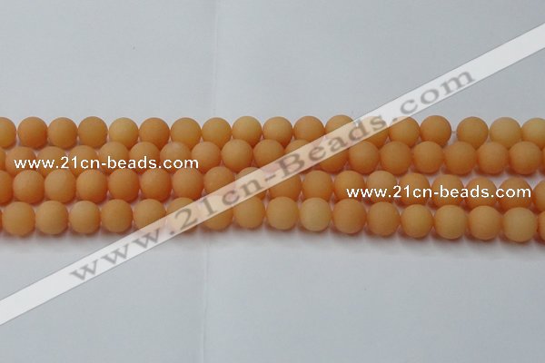 CCN2518 15.5 inches 10mm round matte candy jade beads wholesale