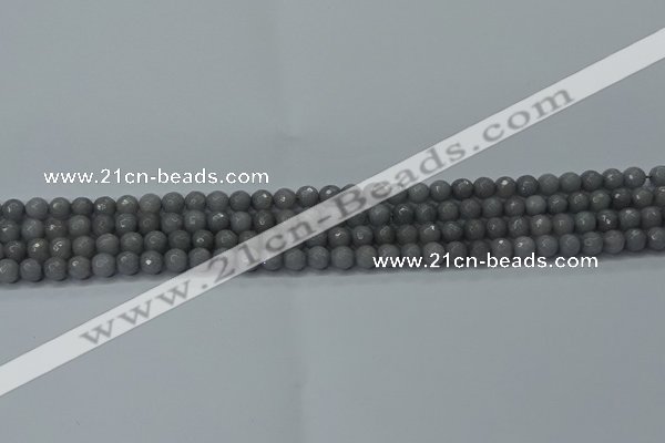 CCN2559 15 inches 6mm faceted round candy jade beads wholesale