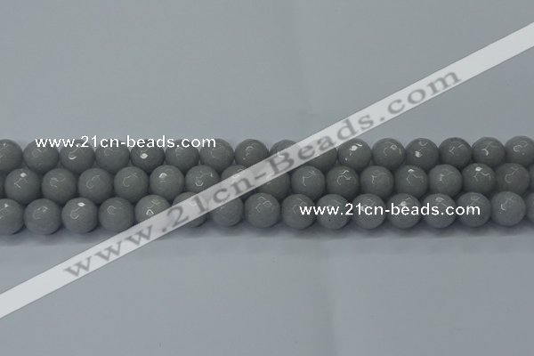 CCN2562 15 inches 12mm faceted round candy jade beads wholesale