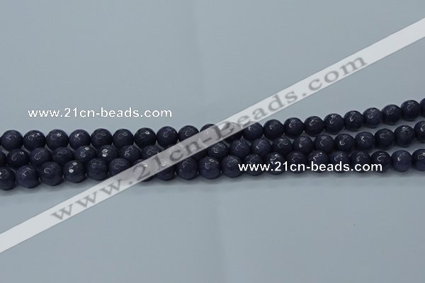 CCN2568 15 inches 10mm faceted round candy jade beads wholesale