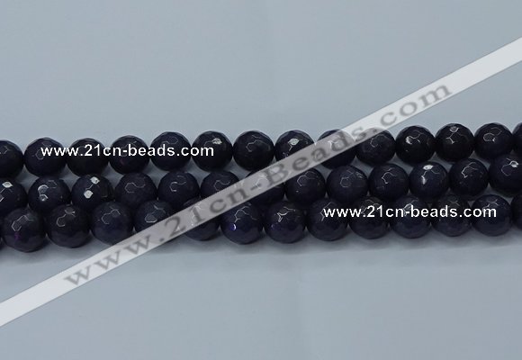 CCN2570 15 inches 14mm faceted round candy jade beads wholesale