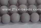 CCN2582 15.5 inches 8mm round matte candy jade beads wholesale