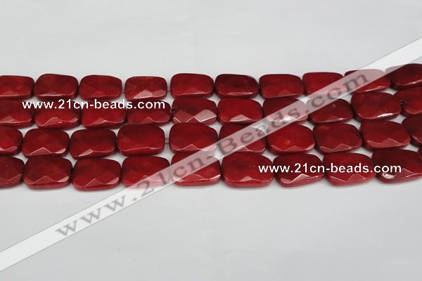 CCN2632 15.5 inches 18*25mm faceted trapezoid candy jade beads