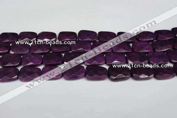 CCN2634 15.5 inches 18*25mm faceted trapezoid candy jade beads