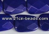 CCN2635 15.5 inches 18*25mm faceted trapezoid candy jade beads