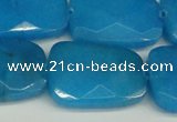 CCN2637 15.5 inches 18*25mm faceted trapezoid candy jade beads