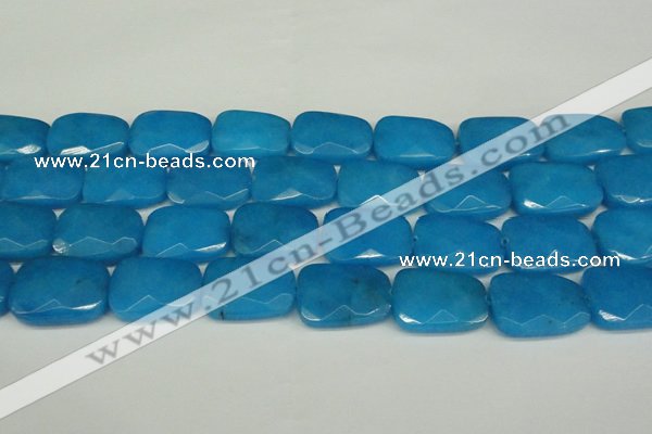 CCN2637 15.5 inches 18*25mm faceted trapezoid candy jade beads