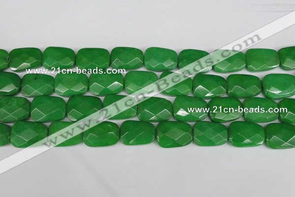 CCN2638 15.5 inches 18*25mm faceted trapezoid candy jade beads