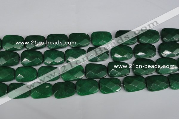 CCN2639 15.5 inches 18*25mm faceted trapezoid candy jade beads