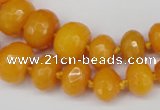 CCN2645 15.5 inches 5*8mm - 12*16mm faceted rondelle candy jade beads