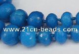CCN2652 15.5 inches 5*8mm - 12*16mm faceted rondelle candy jade beads