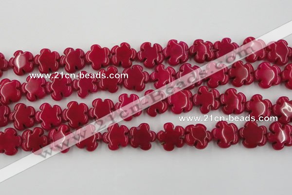 CCN2661 15.5 inches 16mm carved flower candy jade beads wholesale