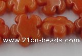 CCN2662 15.5 inches 16mm carved flower candy jade beads wholesale