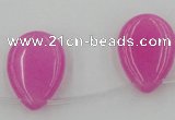 CCN2700 Top-drilled 18*25mm flat teardrop candy jade beads