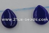 CCN2711 Top-drilled 18*25mm flat teardrop candy jade beads