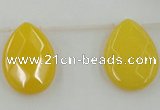 CCN2720 Top-drilled 18*25mm briolette candy jade beads wholesale