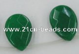 CCN2724 Top-drilled 18*25mm briolette candy jade beads wholesale