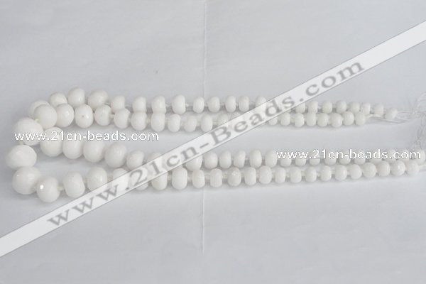 CCN2750 15.5 inches 5*8mm - 12*16mm faceted rondelle candy jade beads