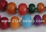 CCN2756 15.5 inches 5*8mm - 12*16mm faceted rondelle candy jade beads